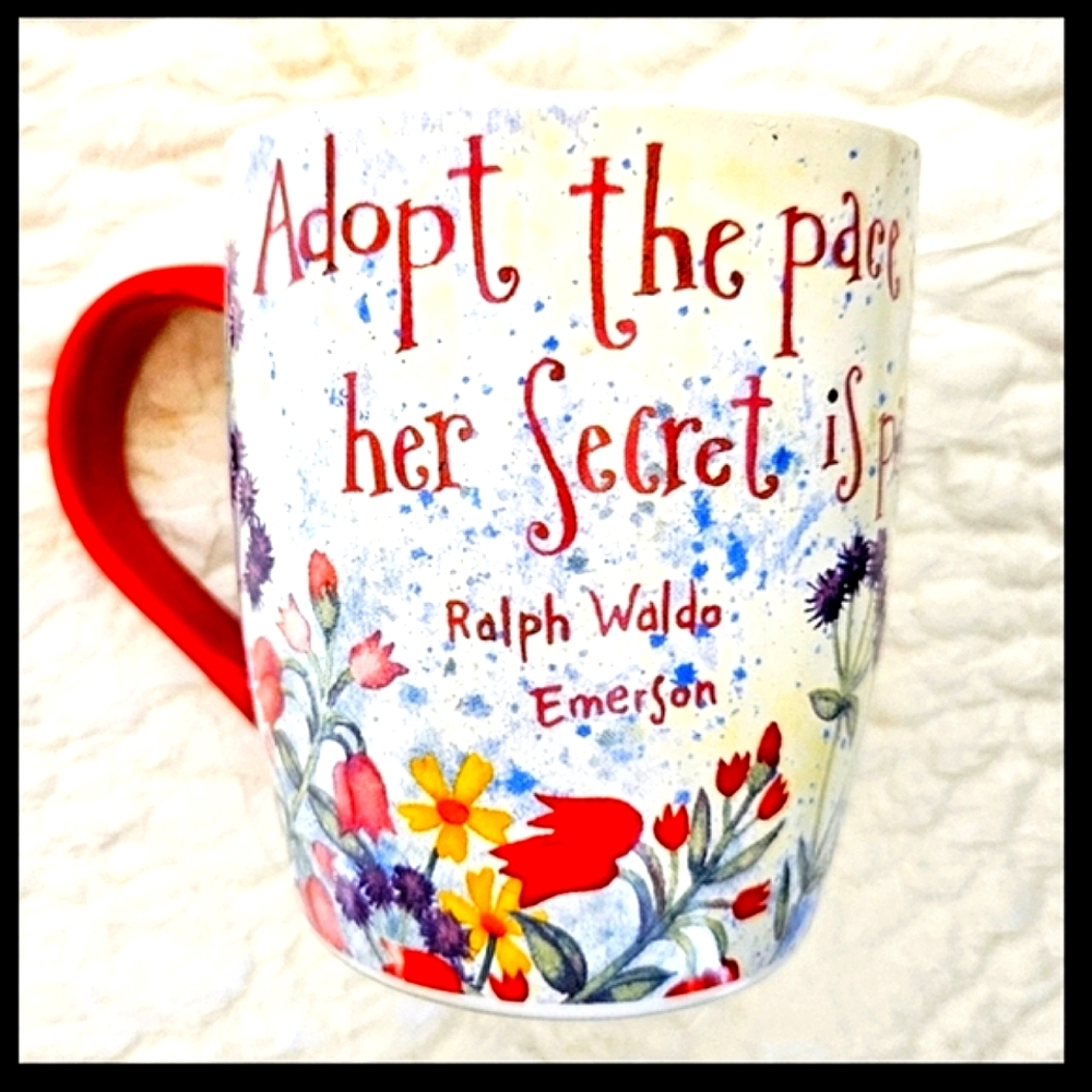 GIBSON HOME Ceramic Mug, Birdhouse Design, Collectors Edition, Beautiful!